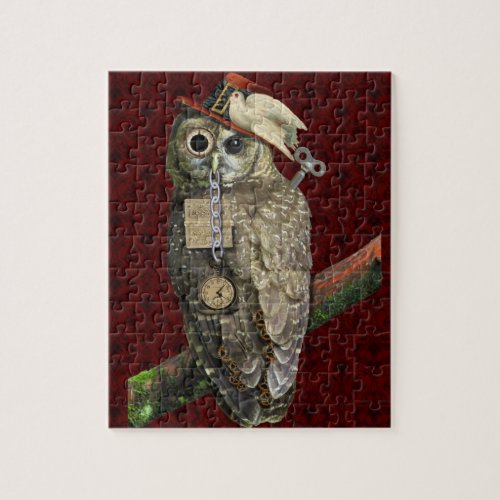 SteamPunk Owl Jigsaw Puzzle