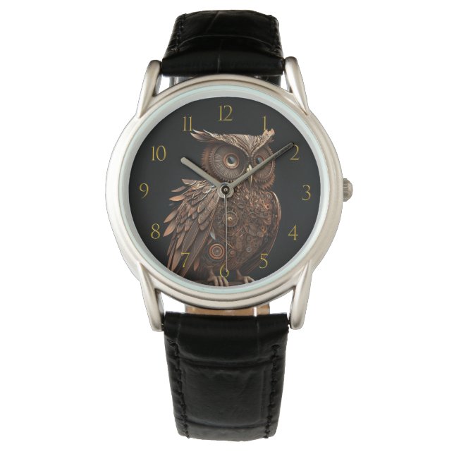 Steampunk Owl Watch (Front)