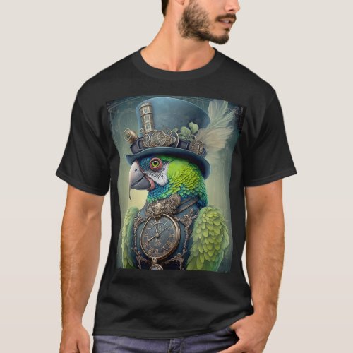 Steampunk Parrot T_Shirt