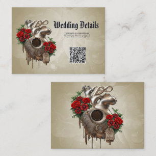 Steampunk Passion, the mechanical Heart of Love.  Enclosure Card