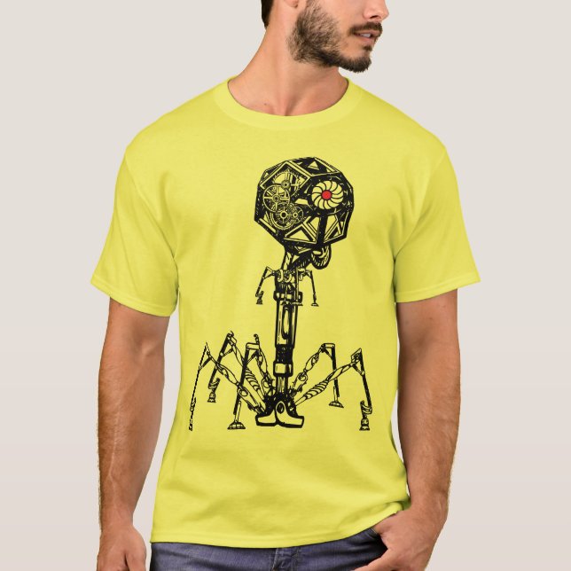 Steampunk_Phage in Living Color T-Shirt (Front)