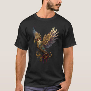 Steampunk Phoenix Rising Resurrection Rebirth New  T-Shirt