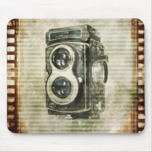 steampunk photographer photography Vintage Camera Mouse Pad