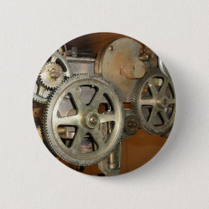 Steampunk Pinback Button