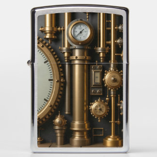 Steampunk Pipes and Gauges Lighter