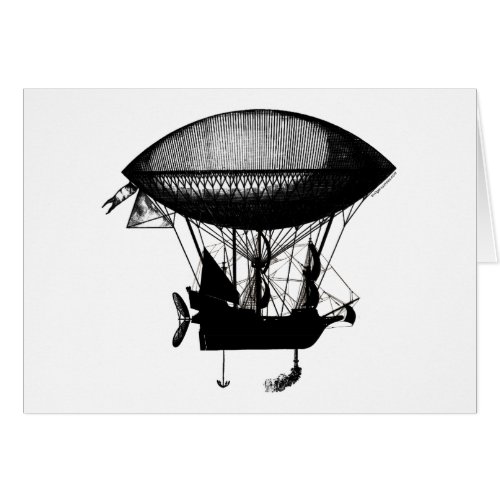 Steampunk pirate airship