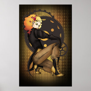 Steampunk Pirate Propaganda Poster