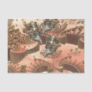 Steampunk Plague Doctors Tissue Paper