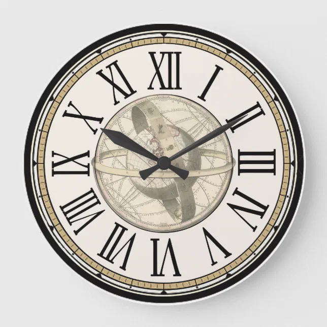 Steampunk Planetary Orbit Wall Clock | Zazzle