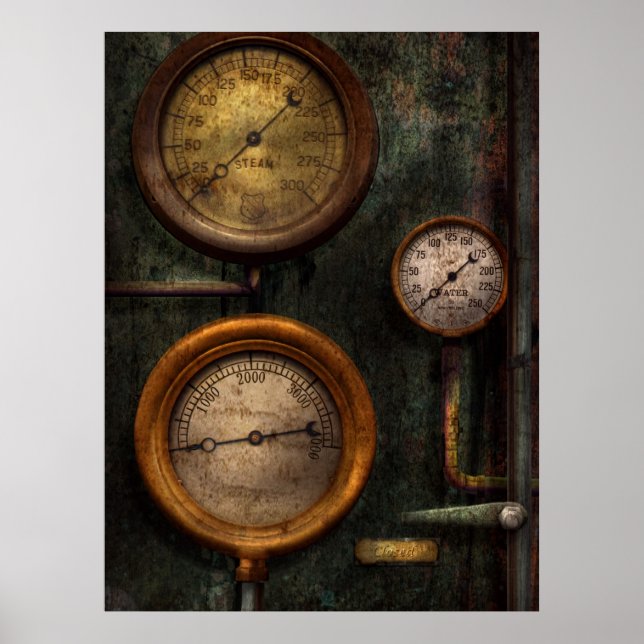 Steampunk - Plumbing - Gaging success Poster (Front)