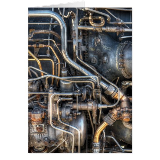 Steampunk Plumbing Pipes Cards (Front)