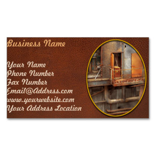 Steampunk - Plumbing - Plumbers dilema Business Card Magnet