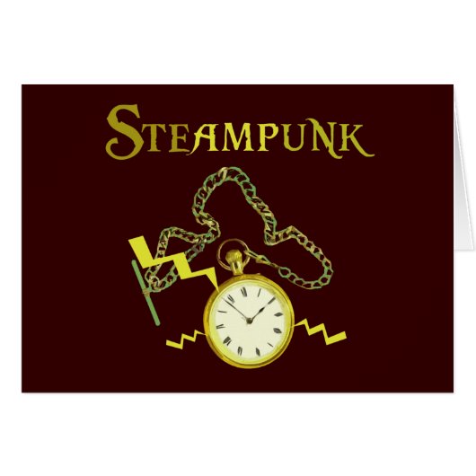 Steampunk Pocketwatch Cards (Front Horizontal)