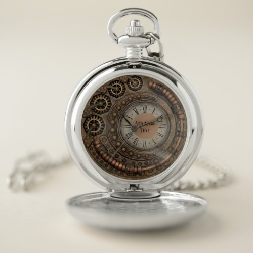 Steampunk Pocketwatch Personalized Victorian Old Pocket Watch