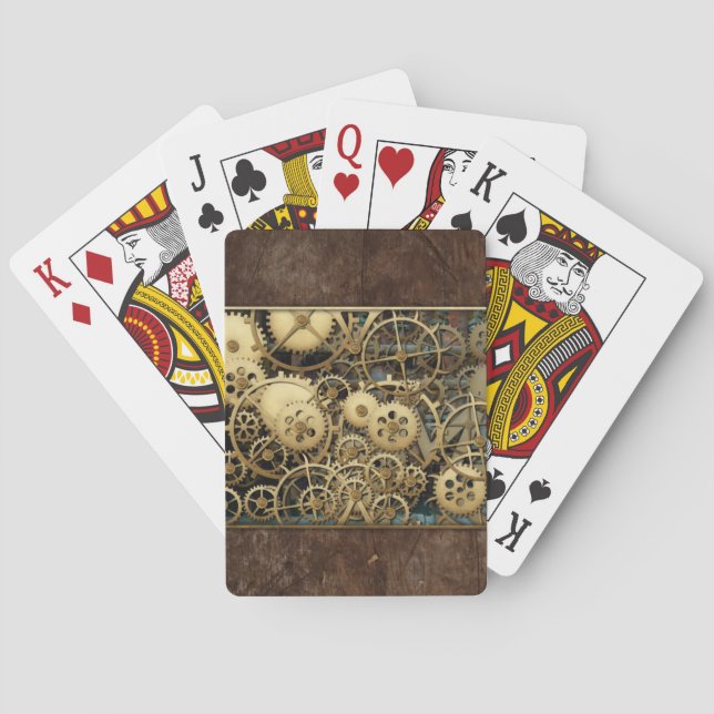 Steampunk Poker Cards (Back)