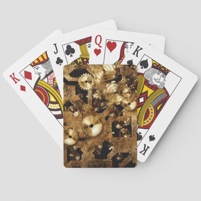 Steampunk Poker Cards (Back)