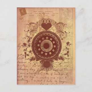 Steampunk Postcard