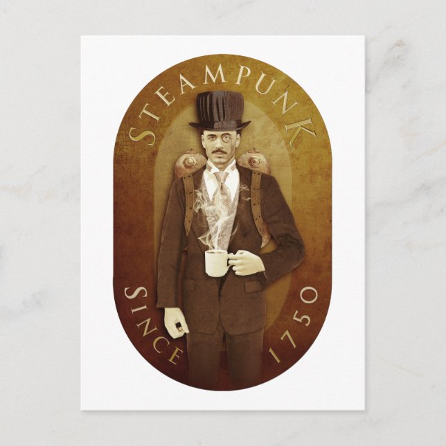 STEAMPUNK POSTCARD (Front)