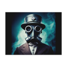 Steampunk postcard