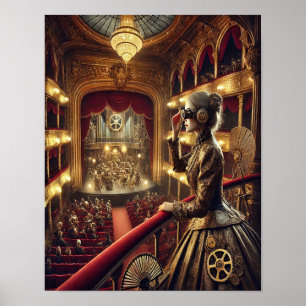 Steampunk Poster 51 The Mechanical Opera Patron