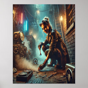 Steampunk Poster 55 The Streetwise Tinkerer