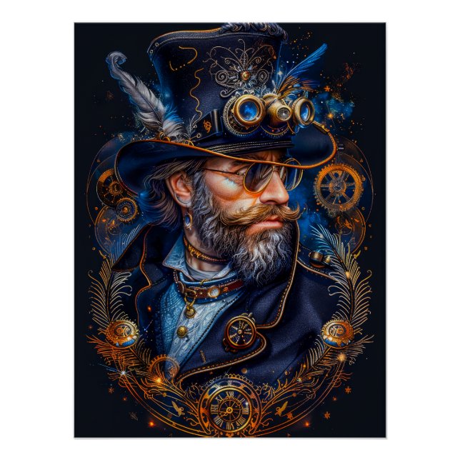 Steampunk Poster Design (Front)