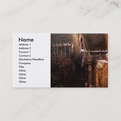 Steampunk - Powering the modern home Business Card