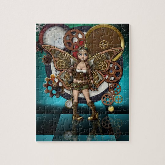 Steampunk Puzzle with Gift Box | Zazzle.com