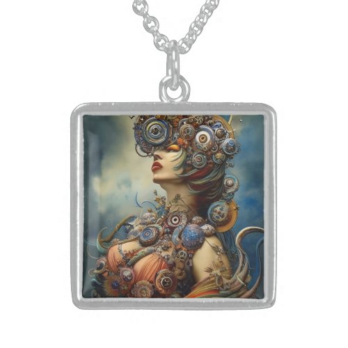 Steampunk Queen Art Necklace