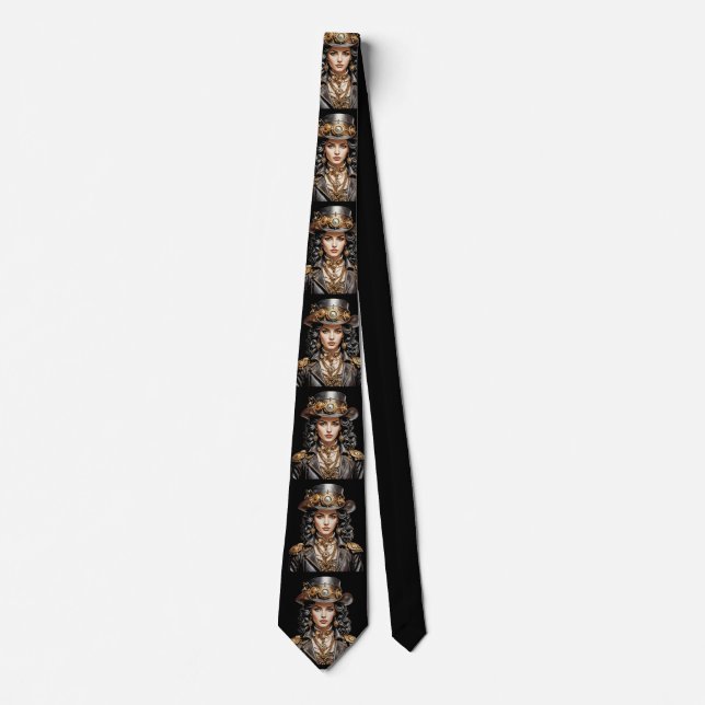 STEAMPUNK QUEEN NECK TIE (Front)