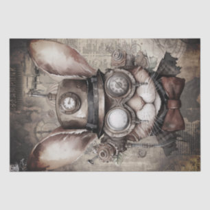 Steampunk Rabbit Tissue Paper