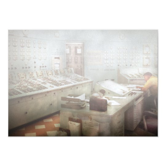 Steampunk - Retro - The power station Card