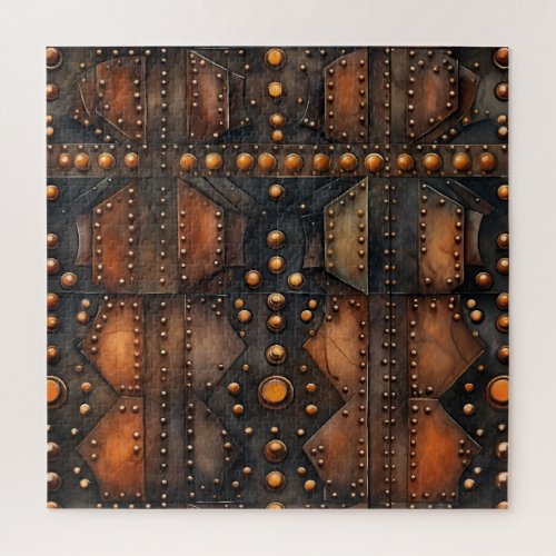 Steampunk Riveted Metal Puzzle