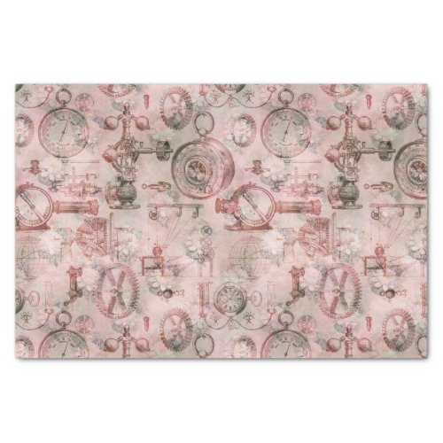 Steampunk Romance Ephemera Tissue Paper