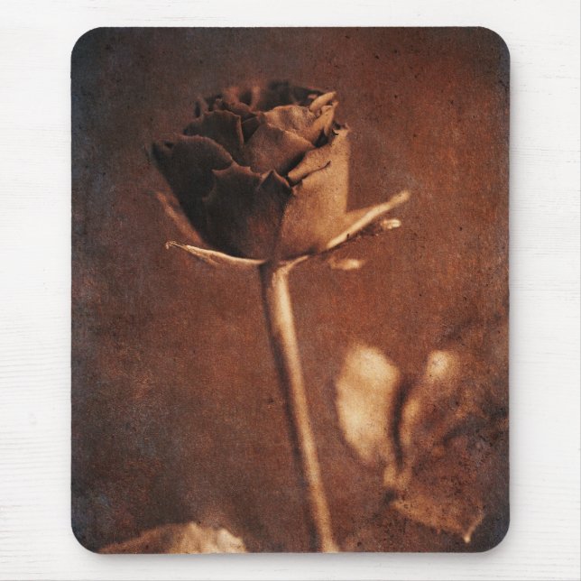 Steampunk Rose Mouse Pad (Front)