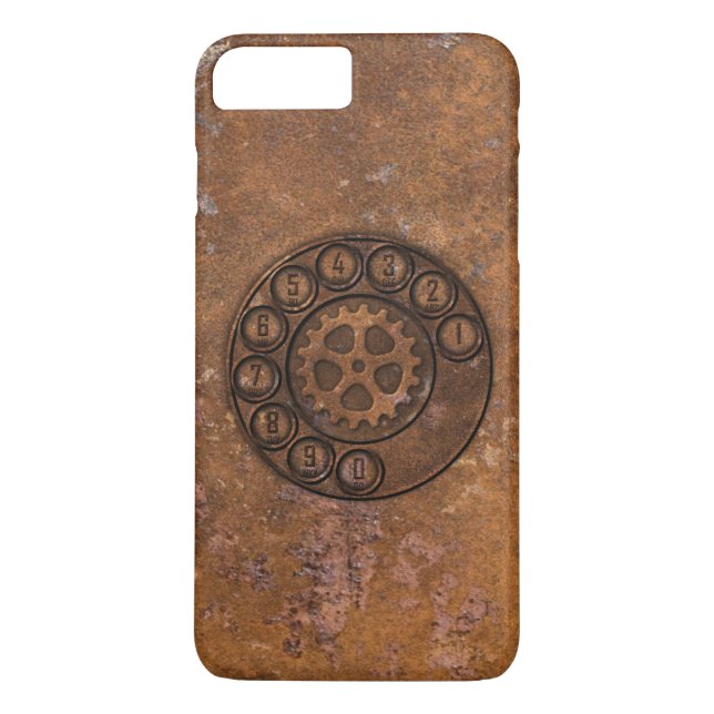 Steampunk Rotary Dial Phone Case-Mate iPhone Case (Back)