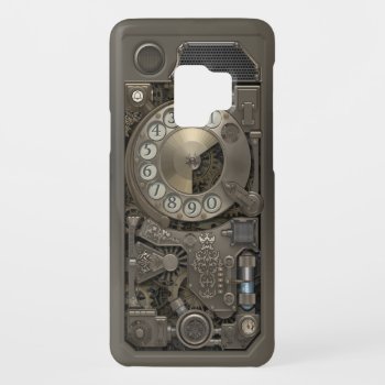 Steampunk Rotary Metal Dial Phone. Case-mate Samsung Galaxy S9 Case by VintageStyleStudio at Zazzle