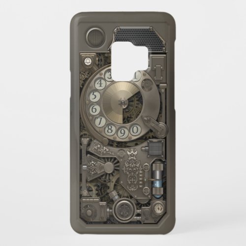 Steampunk Rotary Metal Dial Phone Case_Mate Samsung Galaxy S9 Case