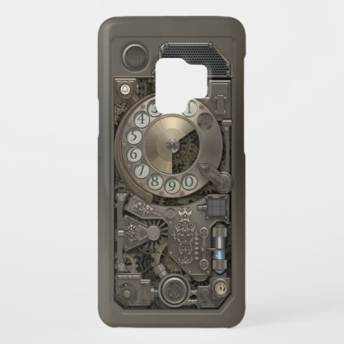 Steampunk Rotary Metal Dial Phone Case_Mate Samsung Galaxy S9 Case