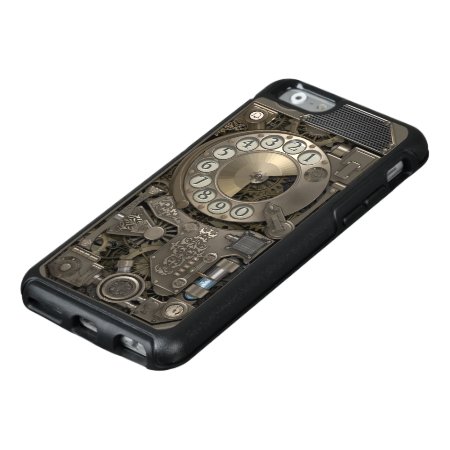 Steampunk Rotary Metal Dial Phone. Otterbox Iphone 6/6s Case