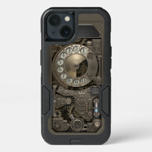 Steampunk Rotary Metal Dial Phone. iPhone 13 Case