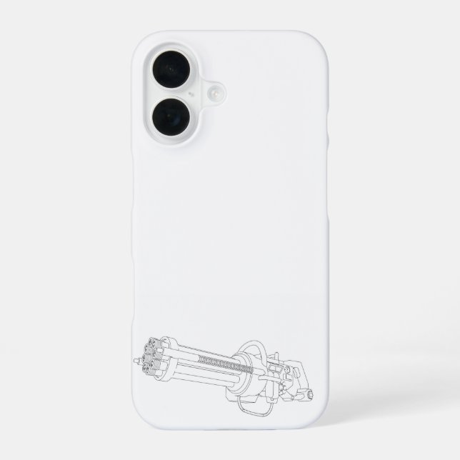 Steampunk Rotation Gun Iphone Case (Back)