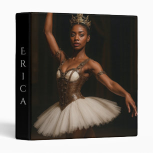 Steampunk Royal Ballerina Elegant Fantasy 3 Ring Binder