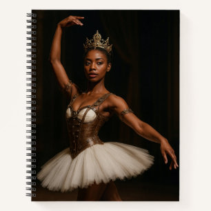 Steampunk Royal Ballerina Elegant Fantasy Notebook