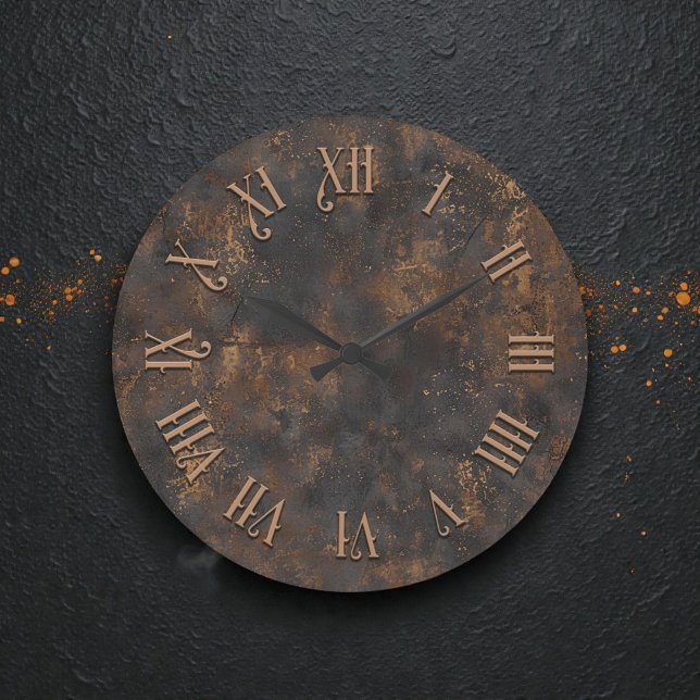 Steampunk Rustic Metal Wall Clock (Creator Uploaded)