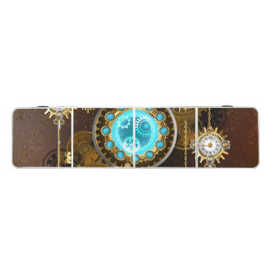 Steampunk Rusty Background with Turquoise Lenses Beer Pong Table
