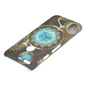 Steampunk Rusty Background with Turquoise Lenses Uncommon Google Pixel Case (Top)