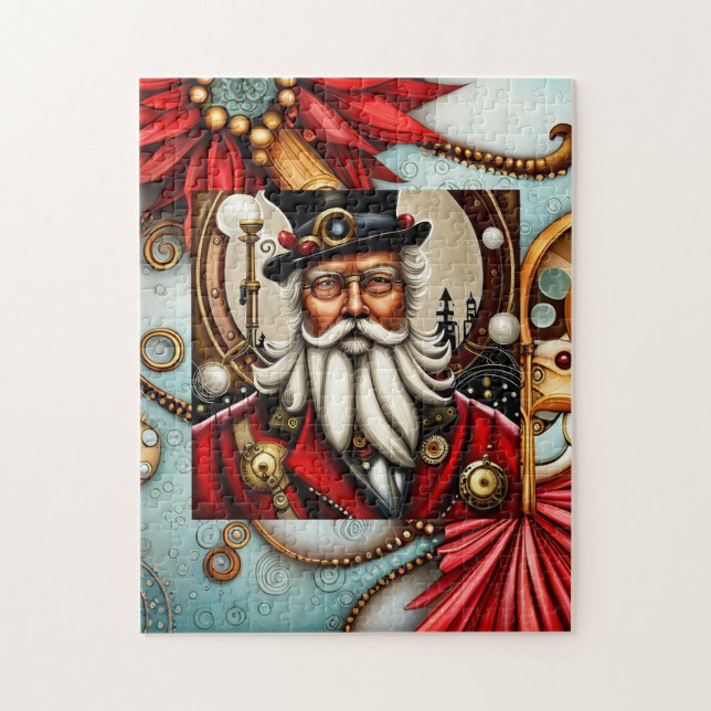 Steampunk Santa Claus Jigsaw Puzzle (Vertical)