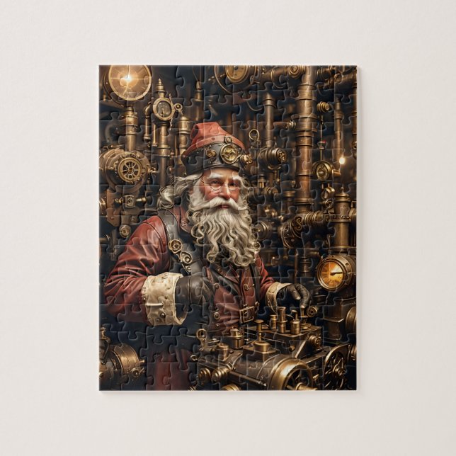 Steampunk Santa Puzzle (Vertical)