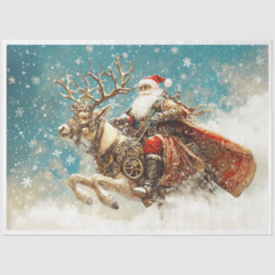 Steampunk Santa Tissue Paper